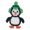  Placa / Pegboard pingüino pequeño para Hama midi color azul claro