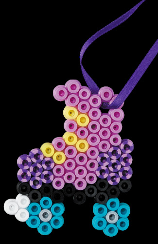Blister 350 beads color y bicolor + placa hexagonal peq. + papel de planchado