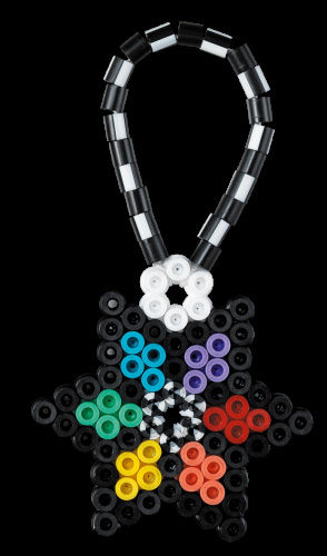 Blister 350 beads color y bicolor + placa estrella peq. + papel de planchado