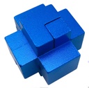 Fortress Metal Puzzle en lata (azul)