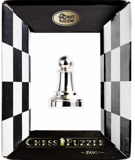 Cast Chess/Ajedrez Peón - Plateado