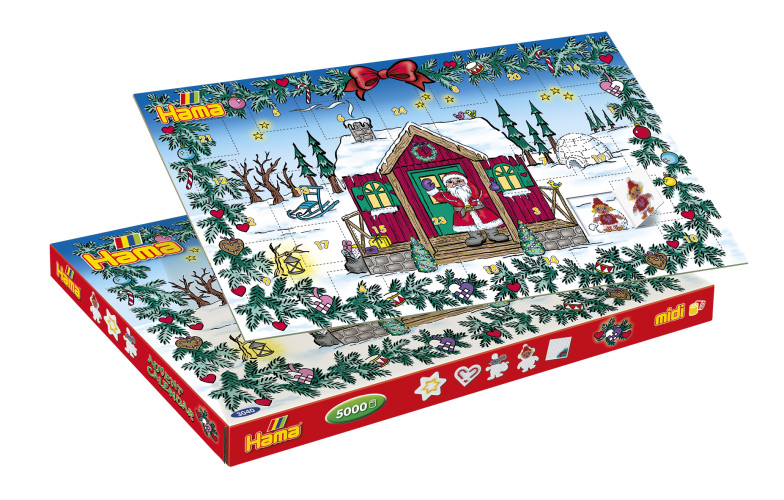 Caja regalo calendario de Adviento / Navidad