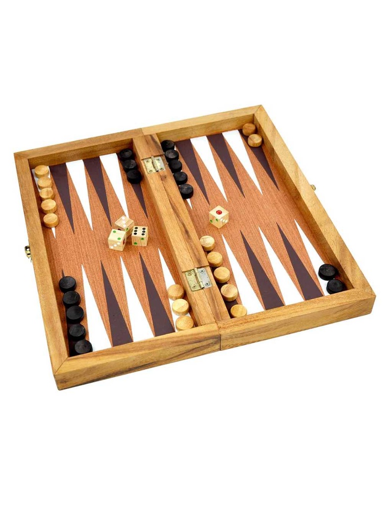 Ajedrez Damas y Backgammon 3 en 1