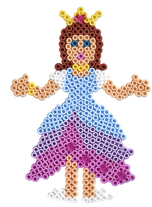 Kit Hama Beads Midi Princesa y sirena