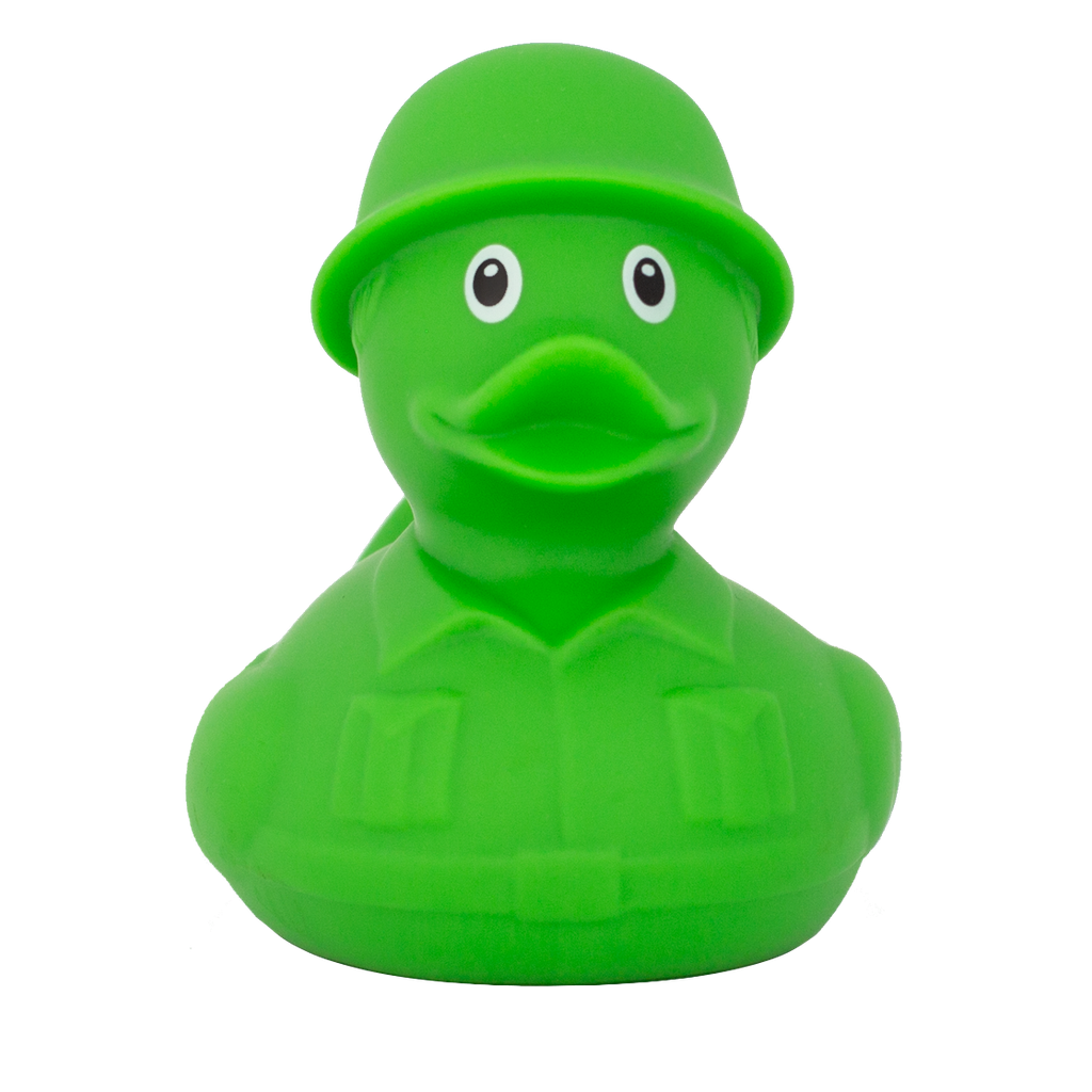 Pato soldado verde