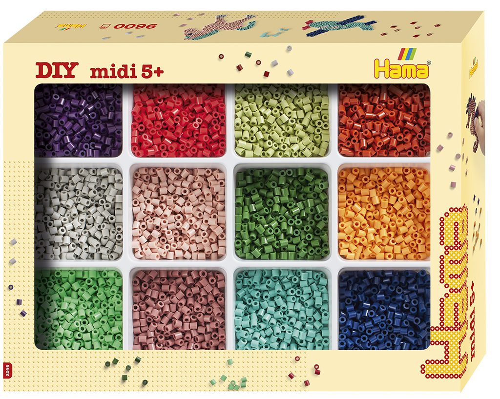 Kit Hama Beads Midi Beads y Organizador