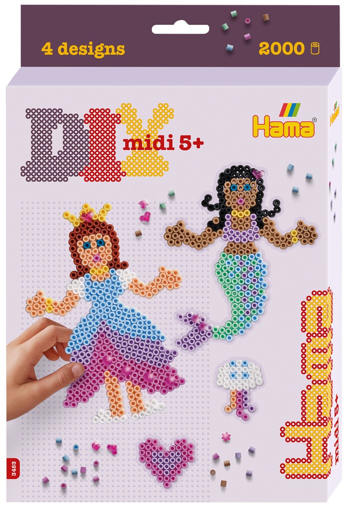 Kit Hama Beads Midi Princesa y sirena