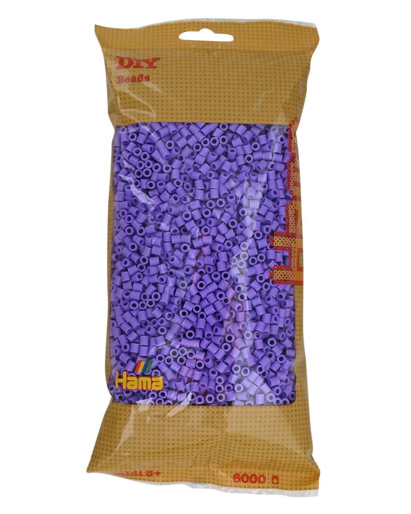 Hama midi violeta pastel 6000 piezas