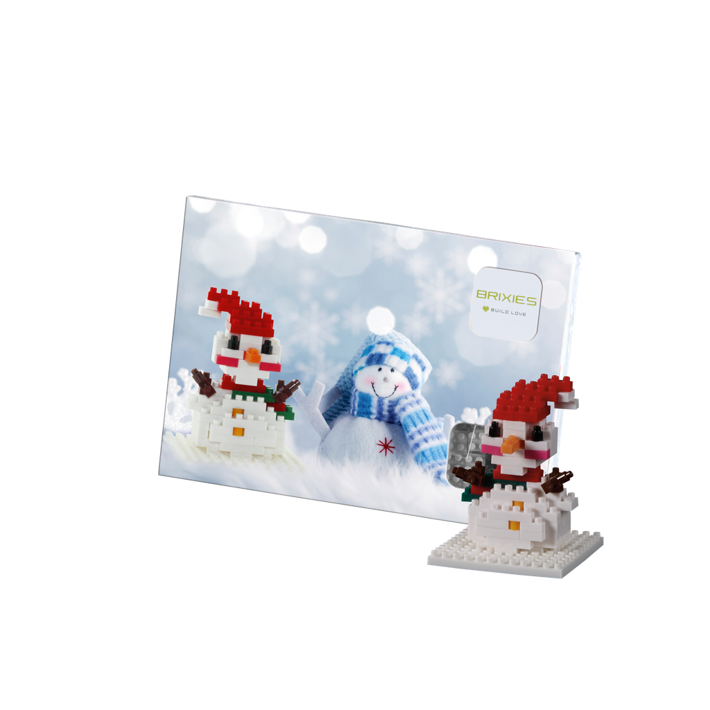 Postcard Snowman - Postal Muñeco de Nieve