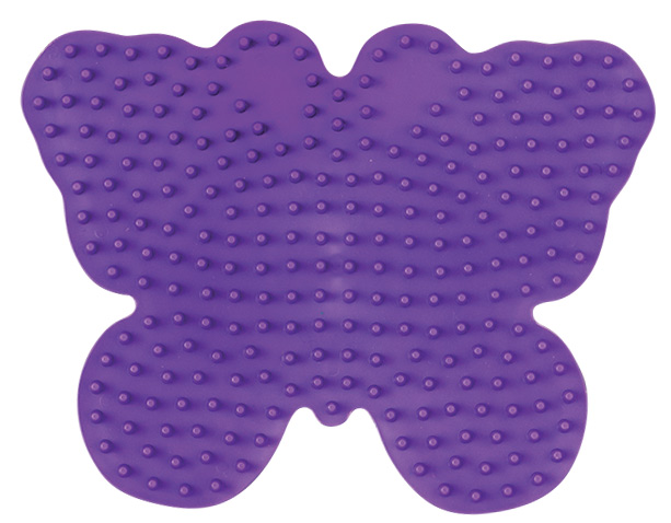 Placa / Pegboard mariposa para Hama midi color violeta