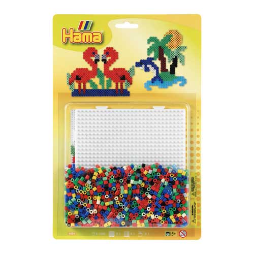 Blister 1100 beads + placa cuadrada grande + papel 