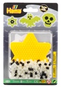 Blister 375 beads color + placa estrella pequeña de color amarillo + papel de planchado