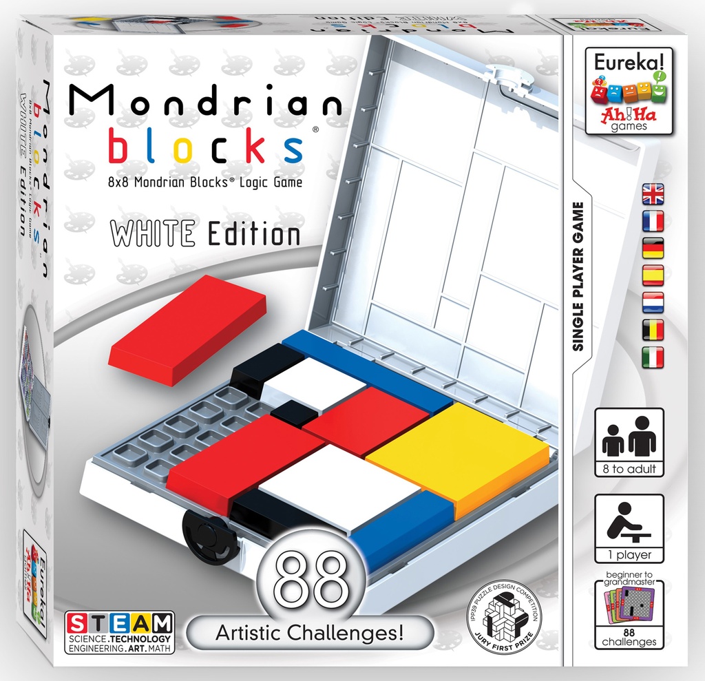Ah!Ha Mondrian Blocks Edición Blanca