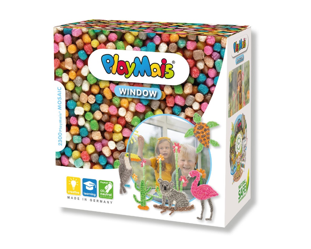 PlayMais® Mosaic Windows Animals
