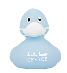 [LI2284] Pato Corona azul &quot;ducky home office&quot;