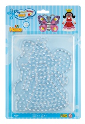 [8102] Blister Hama Beads Maxi Placa / Pegboard mariposa y princesa 