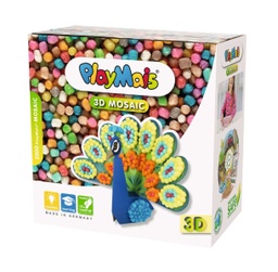 [160871] PlayMais® Mosaic 3D Peacock