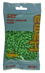 [207-115] Hama midi verde brillante 1000 piezas