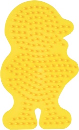 [290-03] Placa / Pegboard pollito para Hama midi color amarillo