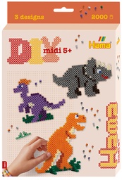 [3434] Kit Hama Beads Midi Dinosaurios