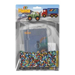 [4022] Blister 2000 beads + placa camión + papel