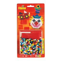[4145] Blister 450 beads + placa cuadrada pequeña + papel de planchado