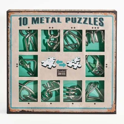[473357] Metal Puzzles Set  - Set de 10 Metal Puzzles - Verde