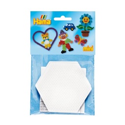 [5204] Pack 2 Placas/Pegboards hexagonal para Hama Mini