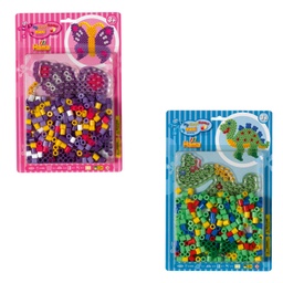 [8912] Surtido - Blister Hama Beads Maxi 250 beads y placa/pegboard