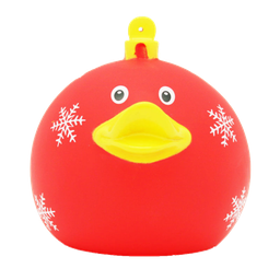 [LI1923] Pato bola de Navidad roja