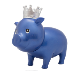 [LI9029] Biggys - Piggy Bank Diamante Azul