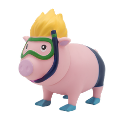 [LI9035] Biggys - Piggy Bank Buceador